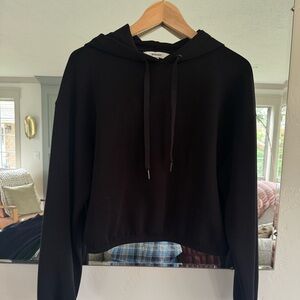 Spanx Air Essentials cinched hoodie in black